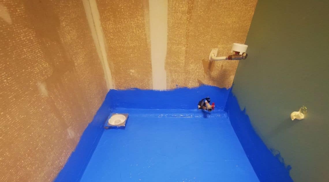 waterproofing barrier bathroom